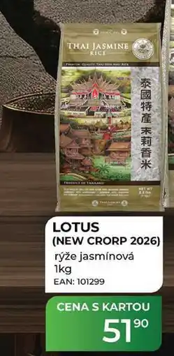 Tamda Foods LOTUS (NEW CRORP 2026) rýže jasmínová nabídka