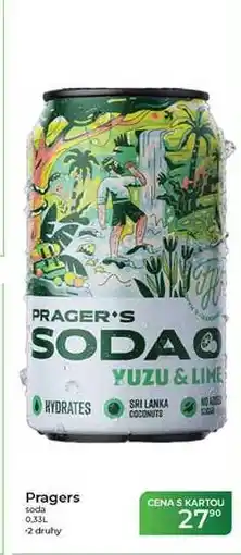Tamda Foods Pragers soda nabídka