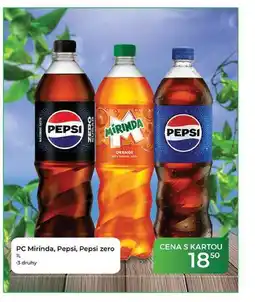 Tamda Foods PC Mirinda, Pepsi, Pepsi zero nabídka