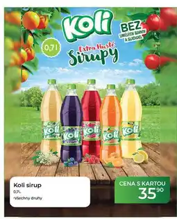 Tamda Foods Koli sirup nabídka
