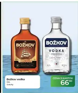 Tamda Foods Božkov vodka nabídka
