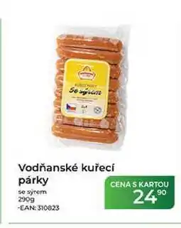 Tamda Foods Vodňanské kuřecí párky se sýrem nabídka