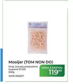 Tamda Foods Mooijer (TOM NON DO) Mraz krevety předvařené CENA S KARTOU loupané 91/120 nabídka