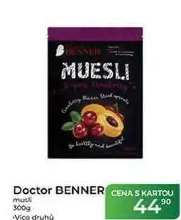 Tamda Foods Doctor BENNER musli nabídka
