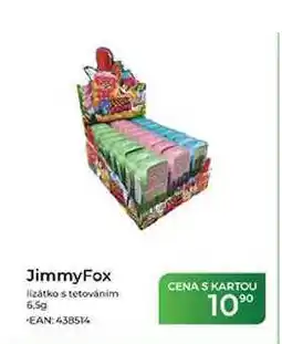 Tamda Foods JimmyFox lizátko s tetovánim nabídka