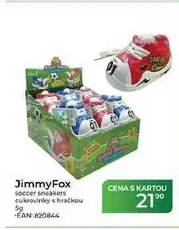 Tamda Foods JimmyFox soccer sneakers cukrovinky s hračkou nabídka