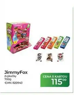 Tamda Foods JimmyFox žvýkačky nabídka