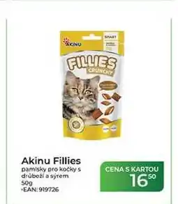 Tamda Foods Akinu Fillies pamlsky pro kočky s drůbeží a sýrem nabídka