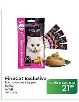 Tamda Foods FineCat Exclusive krémové svačinky pro kocky nabídka