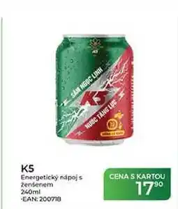 Tamda Foods K5 Energetický nápoj s Zensenem nabídka