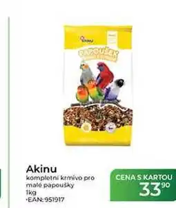 Tamda Foods Akinu kompletní krmivo pro malé papoušky nabídka