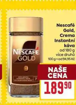 Billa Nescafé Gold, Crema Instantní Κάνα od nabídka