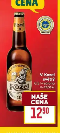 Billa V. Kozel světlý nabídka