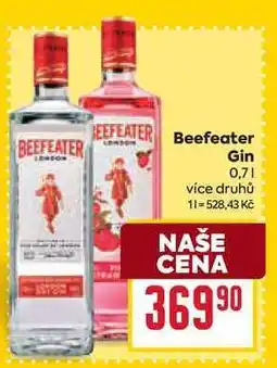 Billa Beefeater Gin nabídka