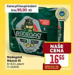 Billa Radegast Rázná 10 6x 0,51, plech nabídka