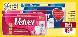 Billa Velvet Toaletní papír 146,4 m nabídka