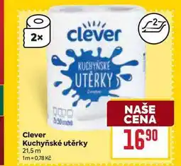 Billa Clever Kuchyňské utěrky 21,5 m nabídka