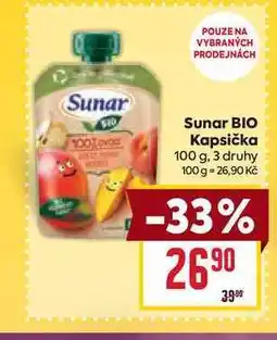 Billa Sunar BIO Kapsička nabídka