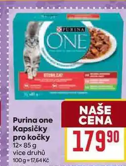 Billa Purina one Kapsičky pro kočky 12× nabídka