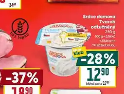 Billa Srdce domova Tvaroh odtučněný nabídka