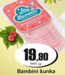 Adam Bambini šunka nabídka