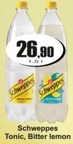 Adam Schweppes Tonic, Bitter lemon nabídka