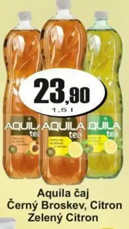 Adam Aquila čaj Černý Broskev, Citron Zelený Citron nabídka