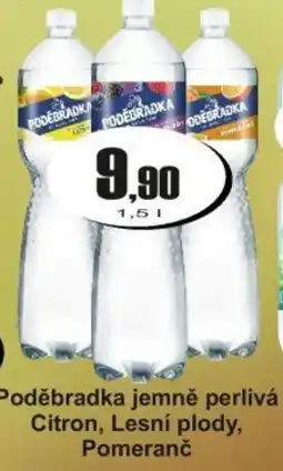 Adam Poděbradka jemně perlivá Citron, Lesní plody, Pomeranč nabídka