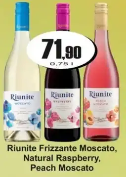 Adam Riunite Frizzante Moscato, Natural Raspberry, Peach Moscato nabídka
