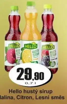 Adam Hello hustý sirup nabídka
