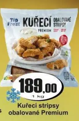 Adam Tib Frost Kuřecí stripsy obalované Premium nabídka
