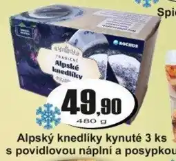 Adam Rochus tradiční alpské knedlíky nabídka