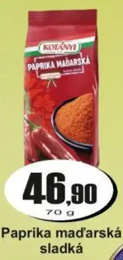 Adam Kotanyi paprika maďarská sladká nabídka
