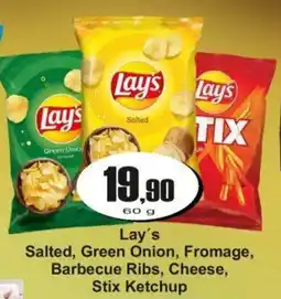 Adam Lay's Salted, Green Onion, Fromage, Barbecue Ribs, Cheese, Stix Ketchup nabídka