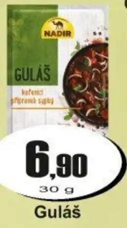 Adam Nadir guláš nabídka