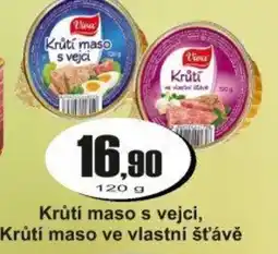 Adam Vina krůtí maso s vejci, krůtí maso ve vlastní šťávě nabídka