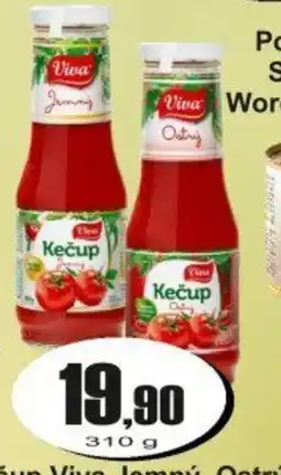 Adam Viva kečup jemný ostrý nabídka
