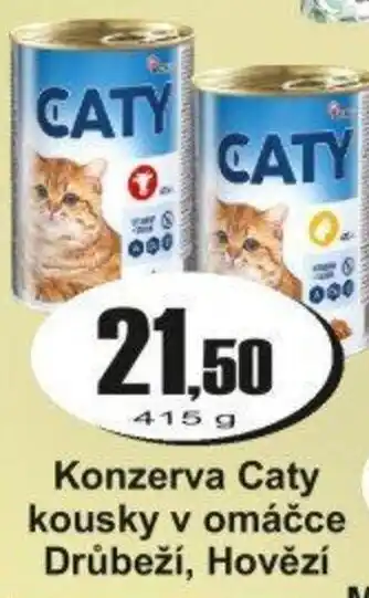 Caty kousky v omáčce Drůbeží, Hovězí