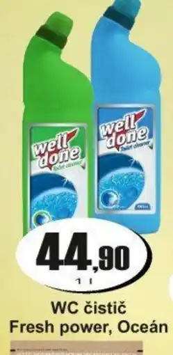 Adam Well done WC čistič Fresh power, Oceán nabídka