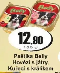 Adam Paštika Belly Hovězí s játry, Kuřecí s králíkem nabídka