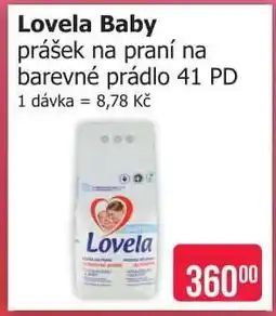Teta Lovela Baby prášek na praní na barevné prádlo 41 PD nabídka