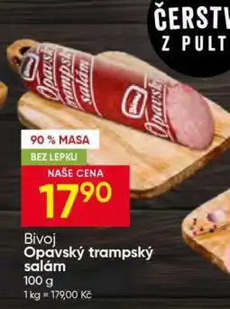 Hruška Bivoj Opavský trampský salám nabídka