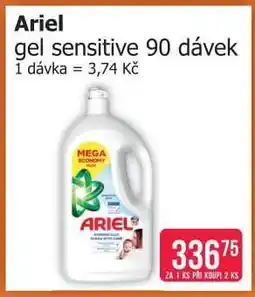 Teta Ariel gel sensitive 90 dávek nabídka