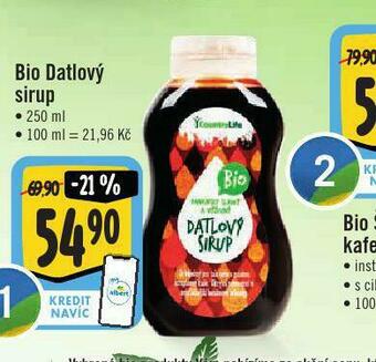 Jip Bio datlový sirup nabídka