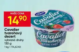 Hruška Cavalier tvarohový dezert nabídka