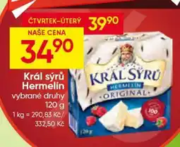 Hruška Král Sýrů Hermelín nabídka