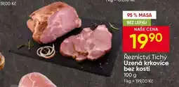 Hruška Řeznictví Tichý Uzená krkovice bez kosti nabídka