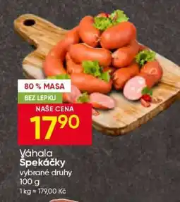 Hruška VÁHALA Špekáčky nabídka