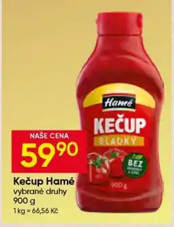Hruška Kečup Hamé nabídka