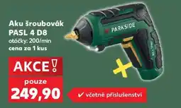 Kaufland Aku šroubovák PASL 4 D8 nabídka